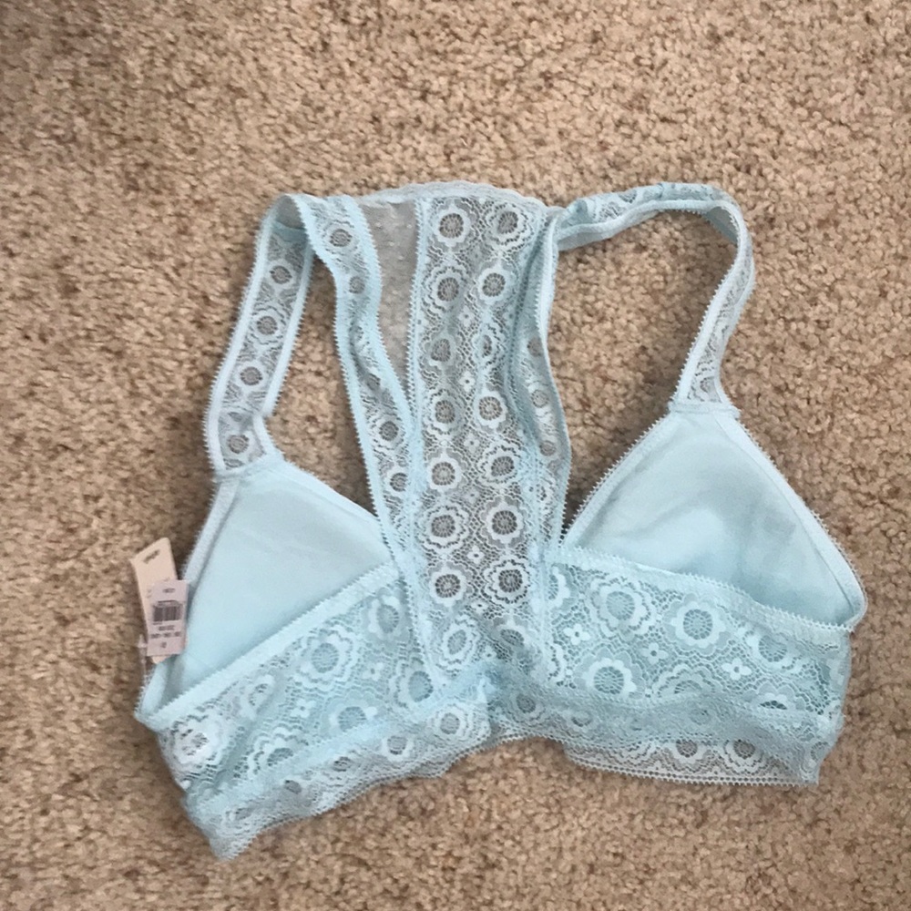 Light blue Razorback bralette - Picture 3 of 4